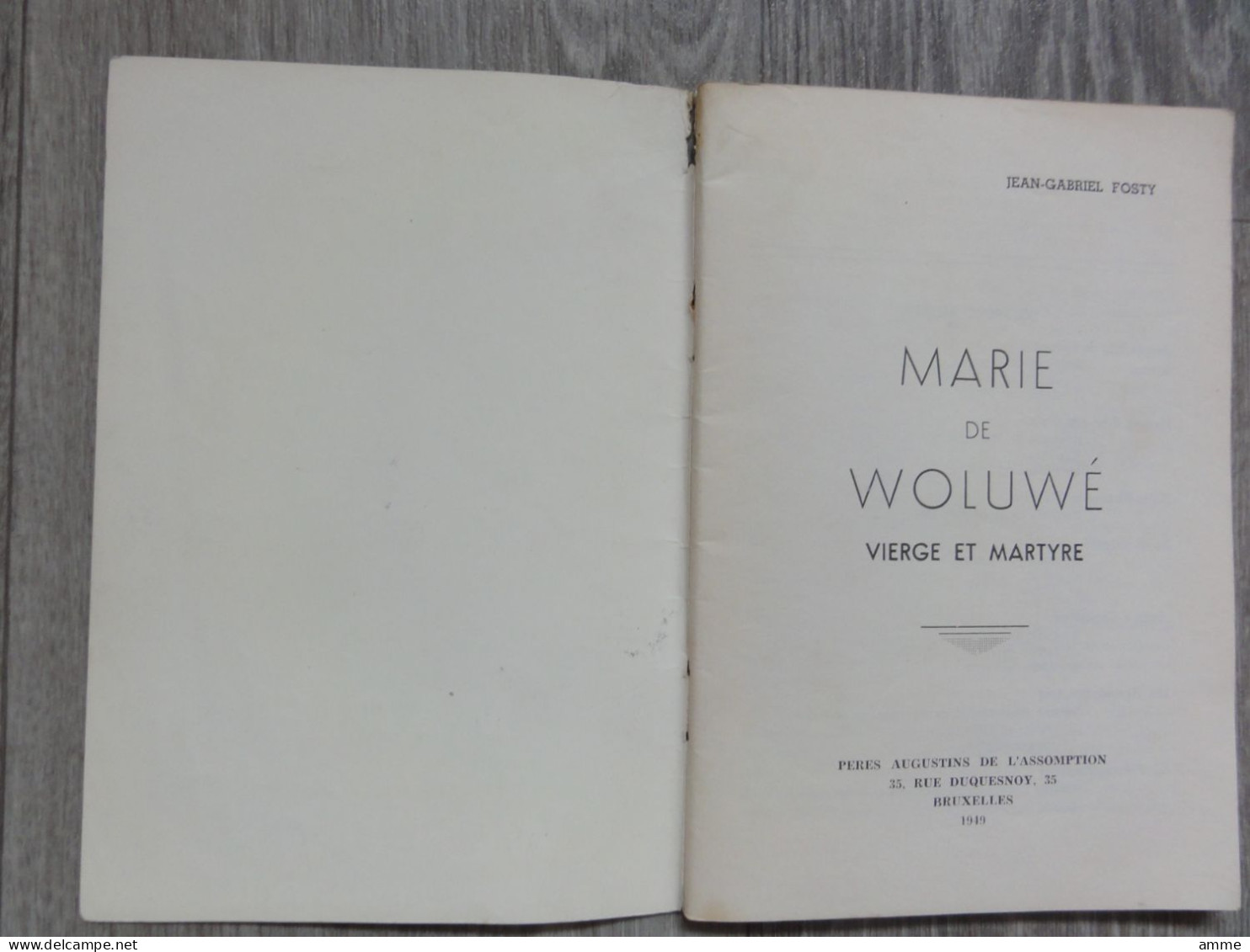 Woluwe-Saint-Lambert   *  (boek)  Marie De Woluwe, Vierge Et Martyre - Woluwe-St-Lambert - St-Lambrechts-Woluwe