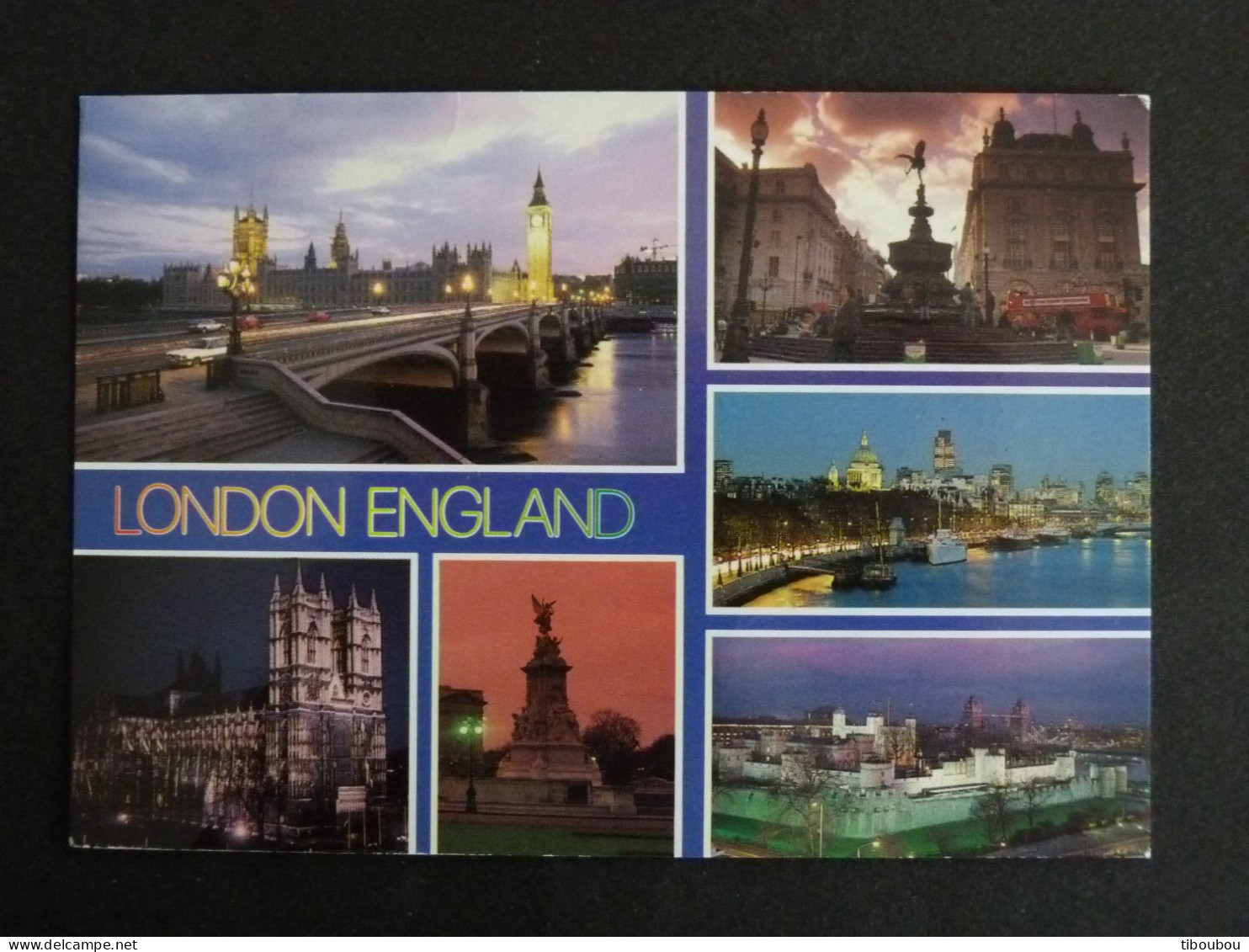 GRANDE BRETAGNE ROYAUME UNI GB AVEC TP TYPE MACHIN - LONDON LONDRES MULTIVUES - Storia Postale