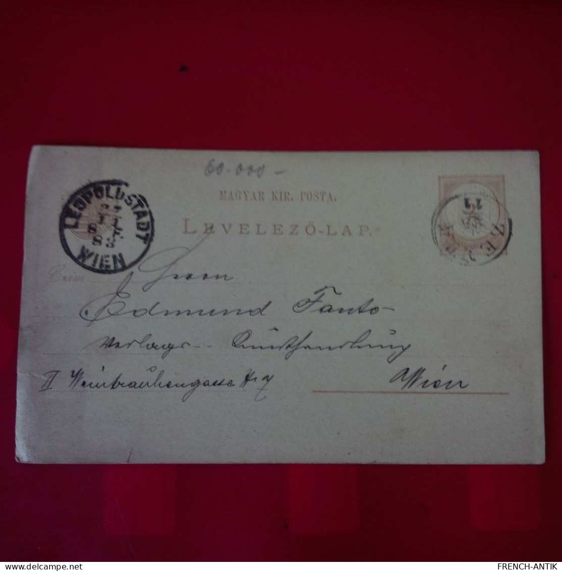 ENTIER HONGRIE POUR WIEN - Lettres & Documents