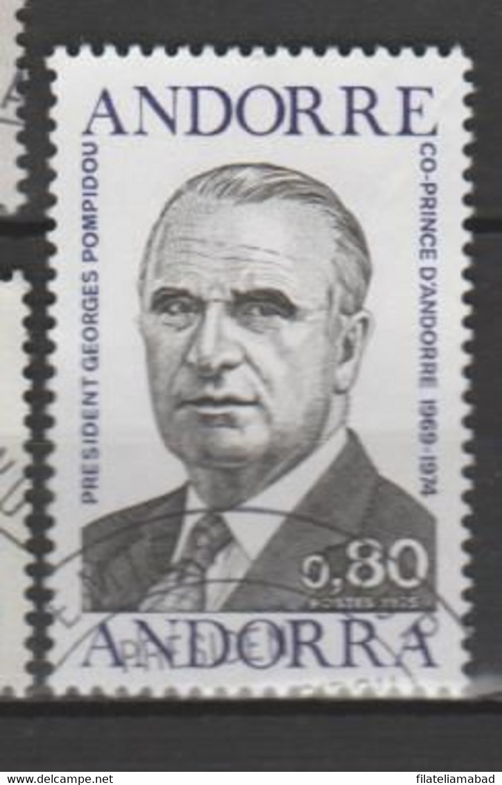 ANDORRA CORREO FRANCES Nº 249 ESTE  SELLO O SIMILAR USADO O MATASELLADO DE PRIMER DIA (C.U  ) - Used Stamps