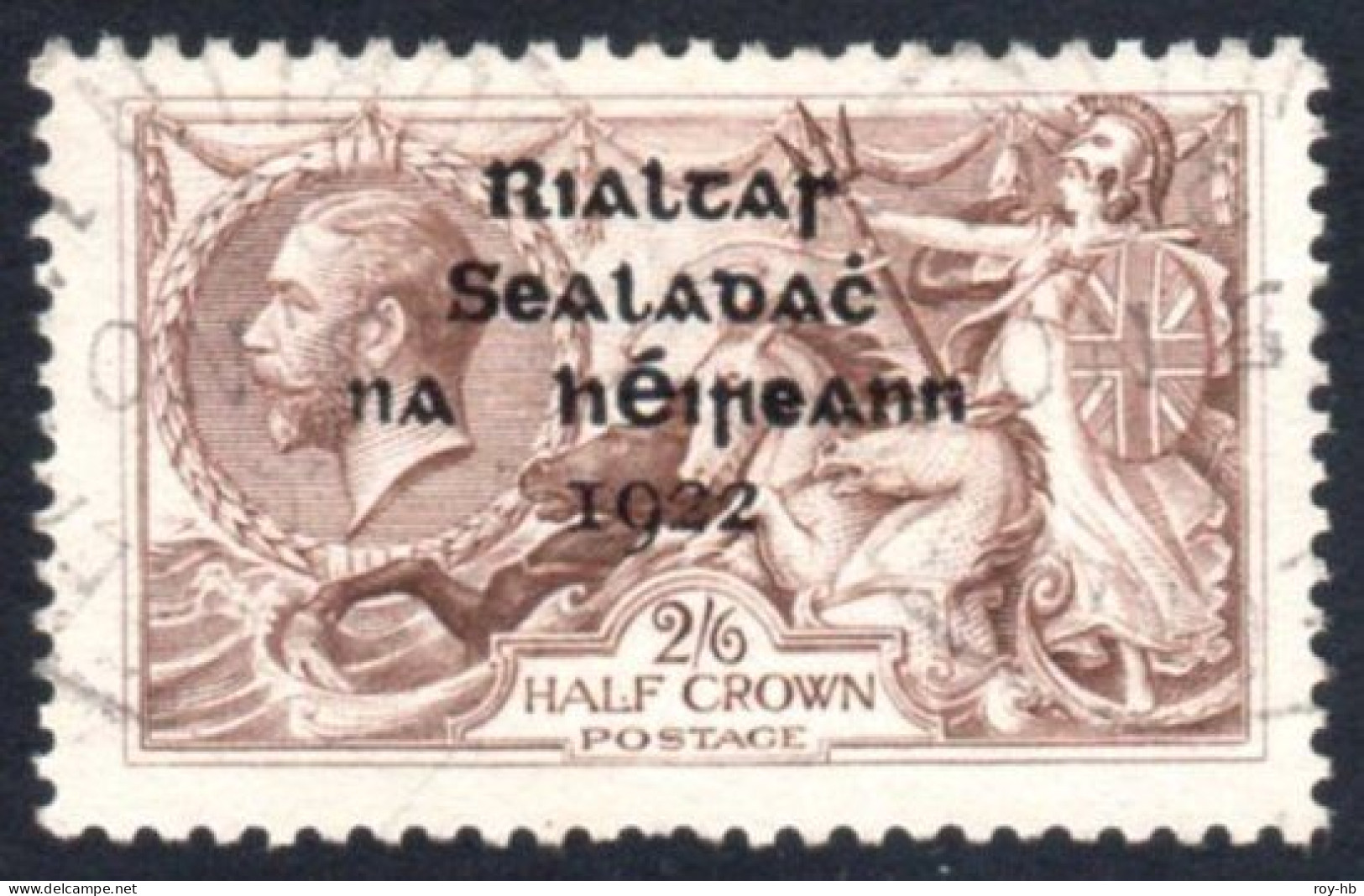 1922 Thom 2/6 Fine Used, Light Dublin Cds's 5 DE 22, Superb, Almost Perfect Perforations, Fresh Colour, Well Centred - Usati