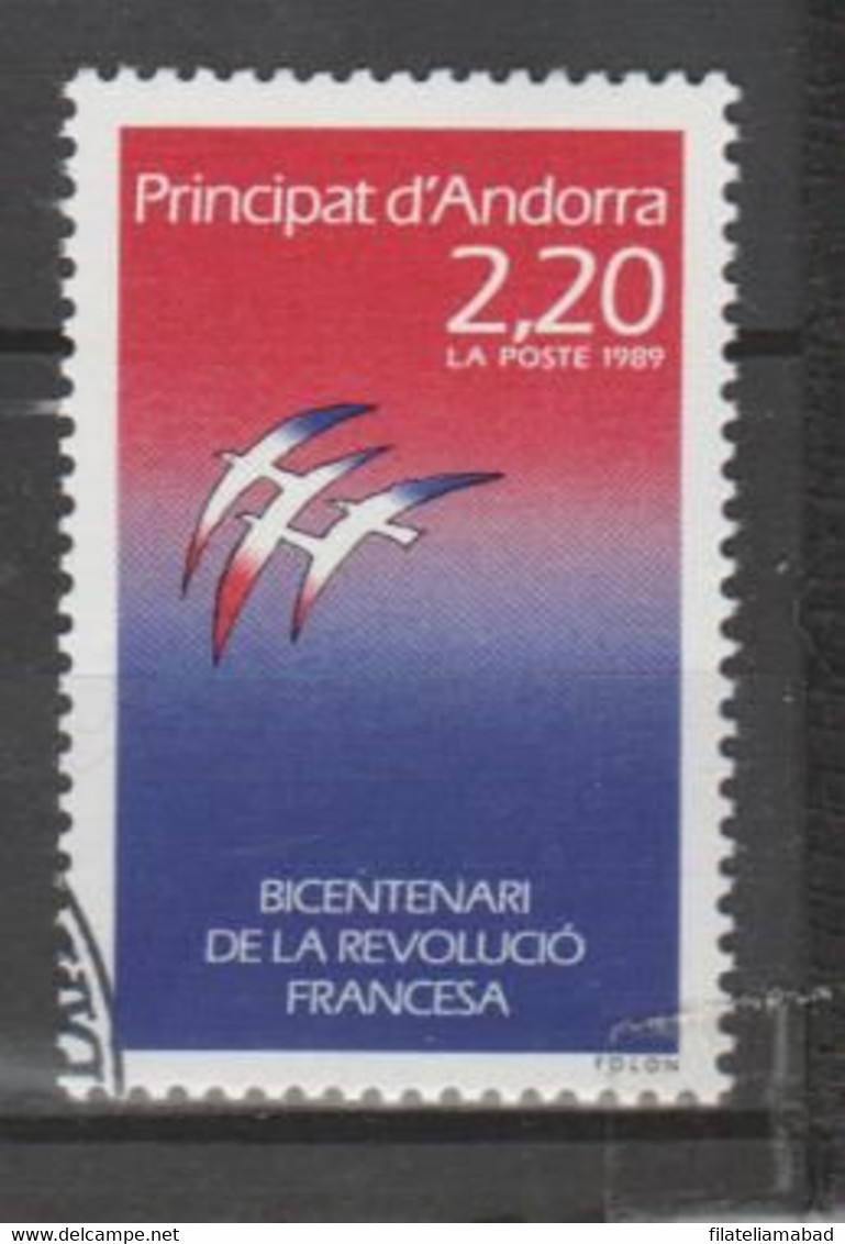 ANDORRA CORREO FRANCES Nº   376 SELLO USADO O MATASELLADO DE PRIMER DIA (C.U ) - Used Stamps