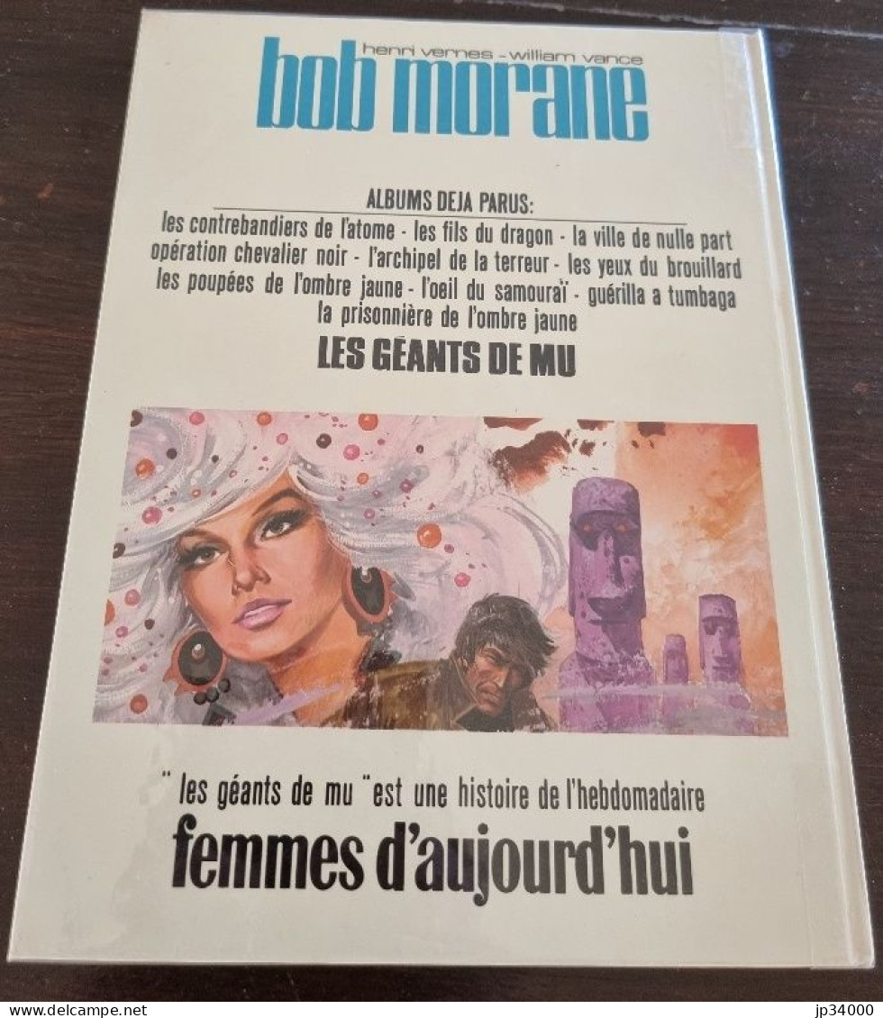BOB MORANE Les Géants De MU (E.O. 1975)  VERNES & VANCE. (Editions Dargaud) - Bob Morane