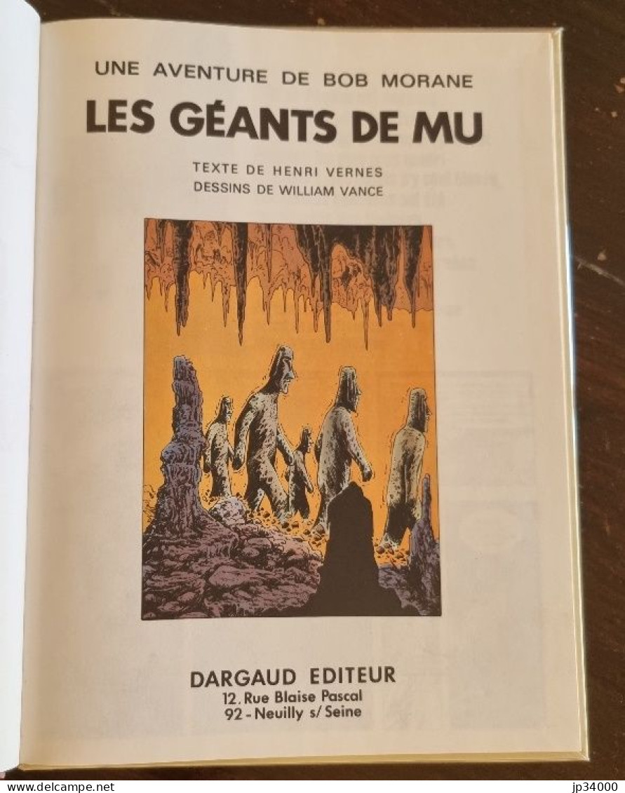 BOB MORANE Les Géants De MU (E.O. 1975)  VERNES & VANCE. (Editions Dargaud) - Bob Morane