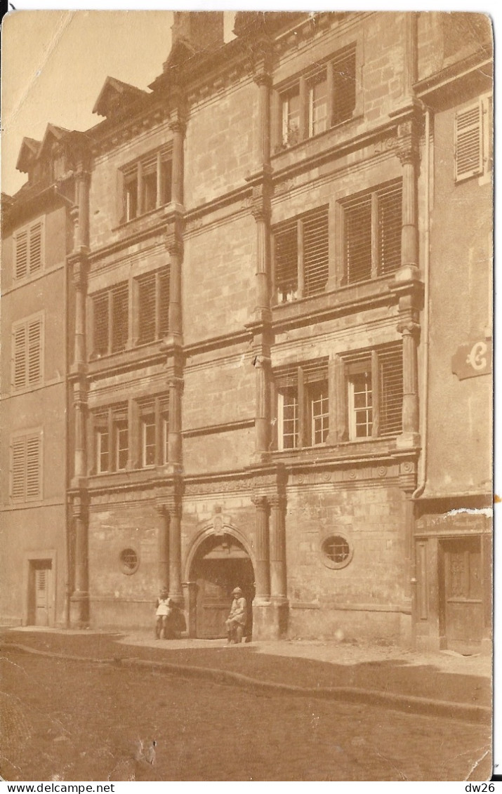 Montbéliard (Doubs) La Maison Du Chancelier Christophe De Forstner, Rue De L'Etuve - Carte-photo Non Circulée - Montbéliard