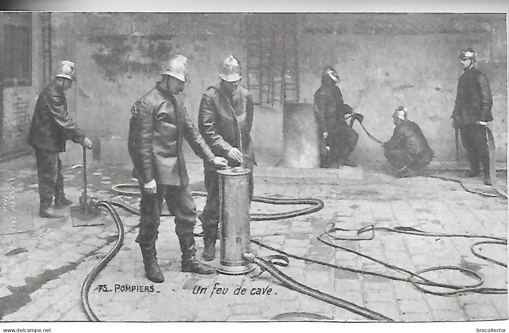 POMPIERS - Un Feu De Cave - Sapeurs-Pompiers