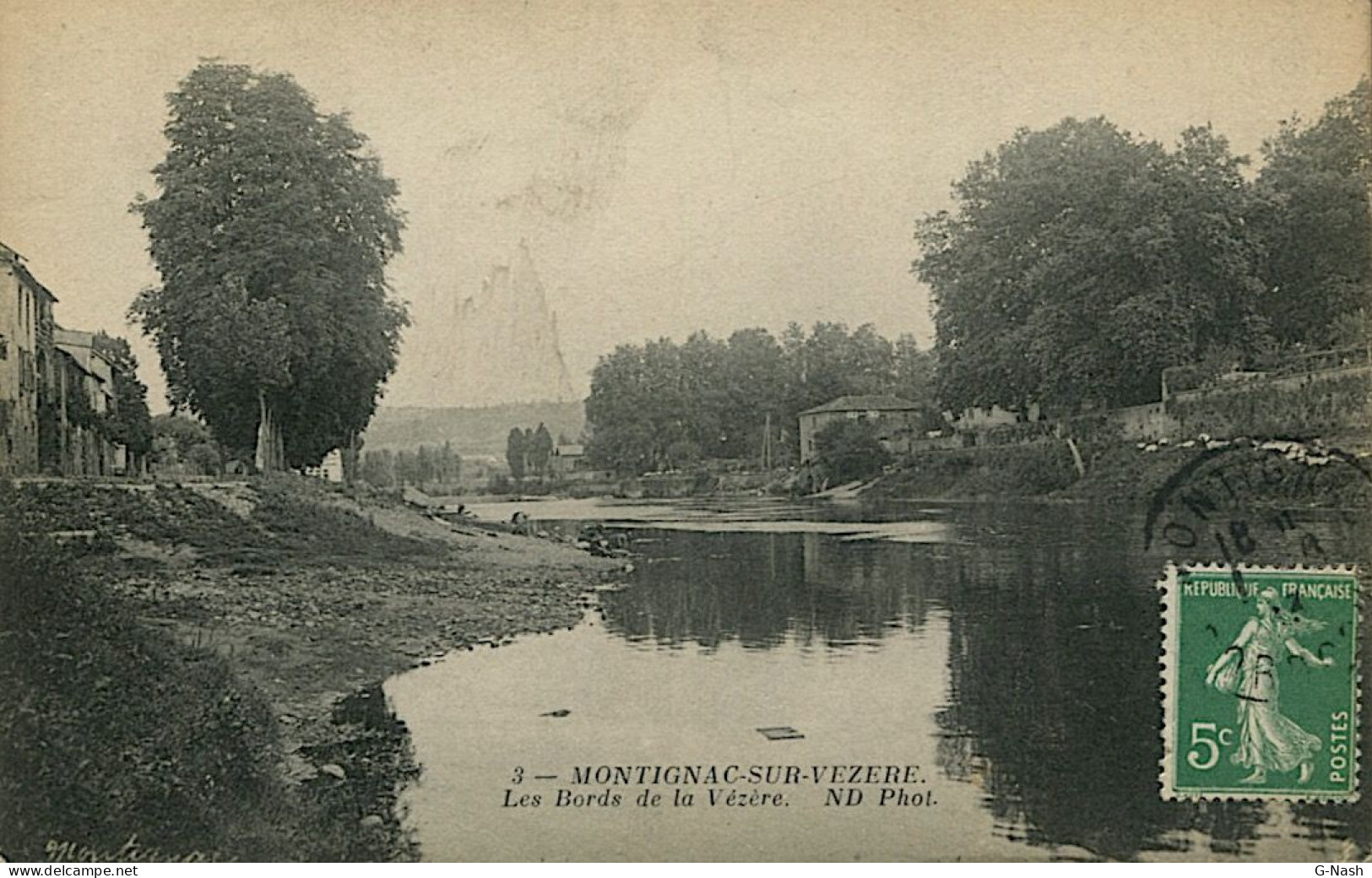 CPA 24 - Montignac-sur-Vezere - Les Bords De La Vézère - Montignac-sur-Vézère