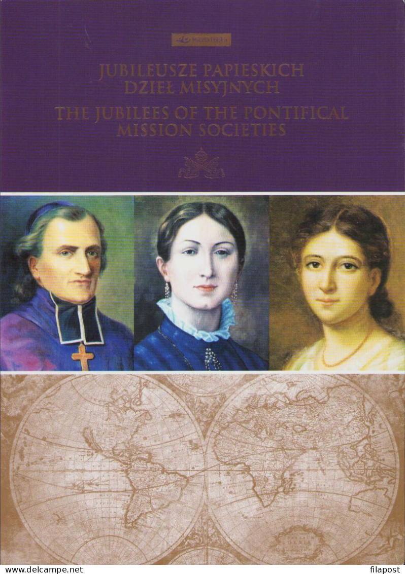 Poland 2022 Booklet - Jubilees Of Pontifical Missionary Acts, Charles De Forbin-Janson, Joanna Bigard, Pauline Jaricot - Postzegelboekjes