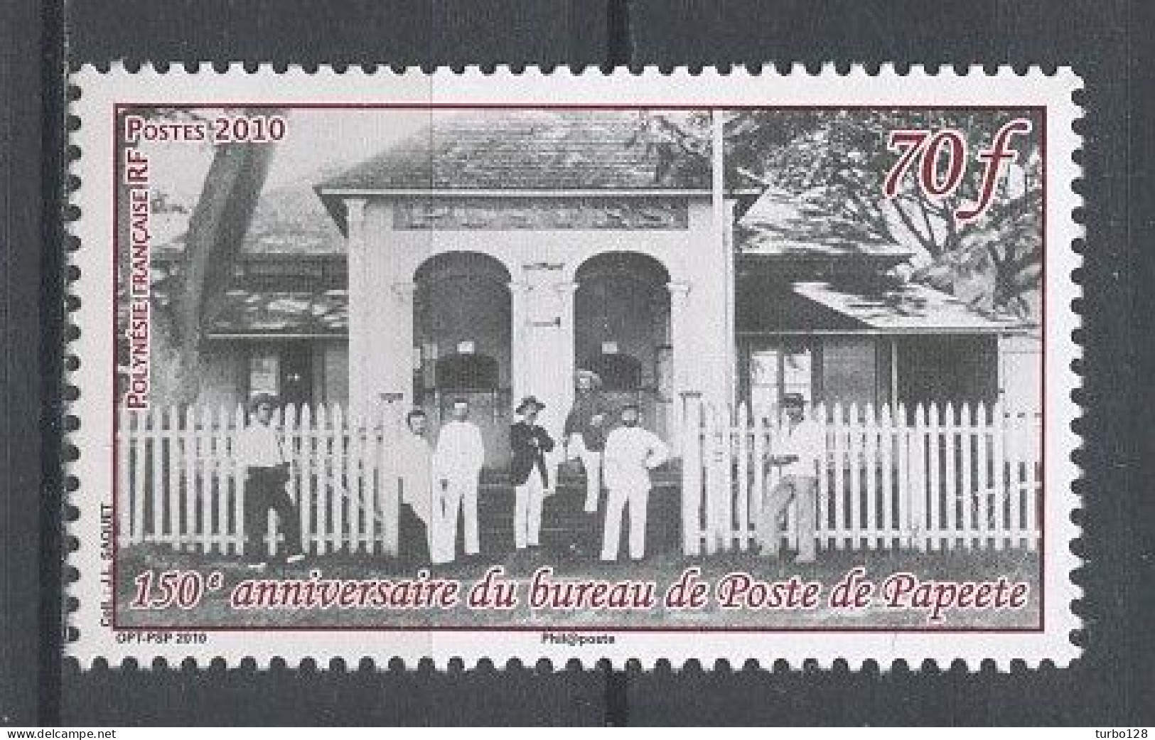 POLYNESIE 2010 N° 898 ** Neuf MNH Superbe C 1.60 € Poste à Papeete Bureau Postal - Neufs
