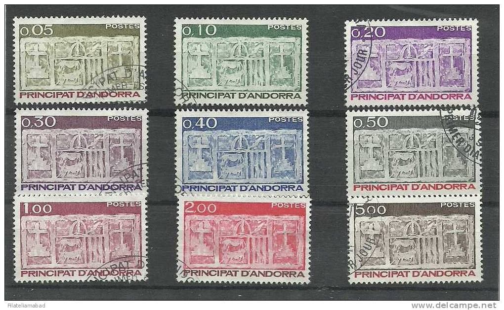 ANDORRA CORREO FRANCES- ESTOS SELLOS O SIMILARES CON TAMPON DE PRIMER DIA YVERT Nº 316/324 (C.U) - Used Stamps