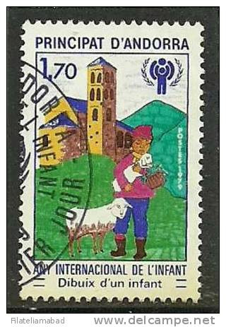 ANDORRA-CORREO FRANCES ESTE SELLO  O SIMILAR CON TAMPON DE PRIMER DIA YVERT Nº 279 (C.U) - Used Stamps