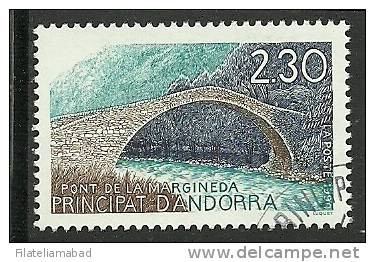 ANDORRA-CORREO FRANCES SELLOS  CON TAMPON DE PRIMER DIA YVERT Nº 385 (C.U) - Used Stamps