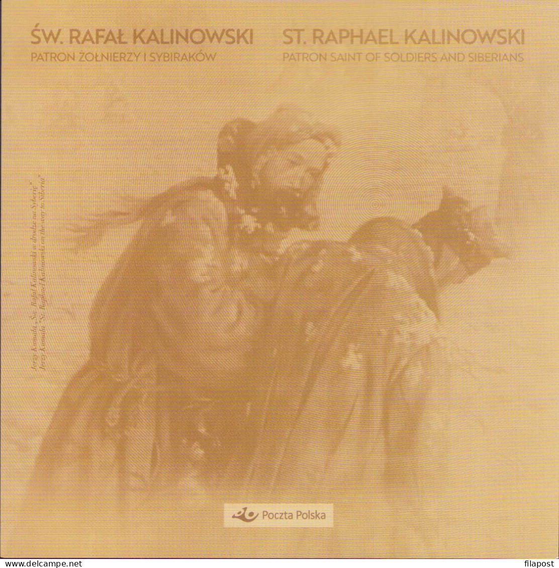 Poland 2022 Booklet, Raphael Rafal Kalinowski Polish Roman Catholic Clergyman / + Stamp MNH** New! - Booklets