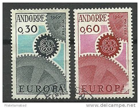 ANDORRA CORREO FRANCES- ESTOS SELLOS O SIMILARES MATASELLADOS DE FAVOR O DE PRIMER DIA. YVERT Nº 1179/80(C.U) - Used Stamps