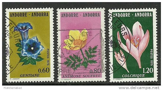 ANDORRA-CORREO FRANCES ESTOS SELLOS  O SIMILARESM CON TAMPON DE PRIMER DIA YVERT Nº 245/247 (C.U) - Used Stamps