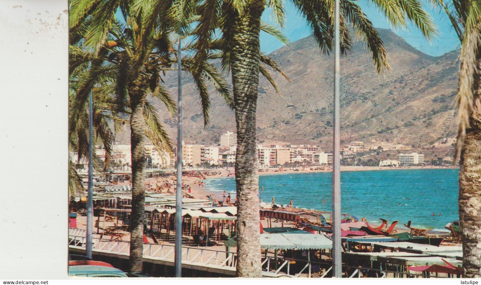 Benidorm  (Alicante)  Vue Generale Sur La Plage - Peñón De Vélez De La Gomera