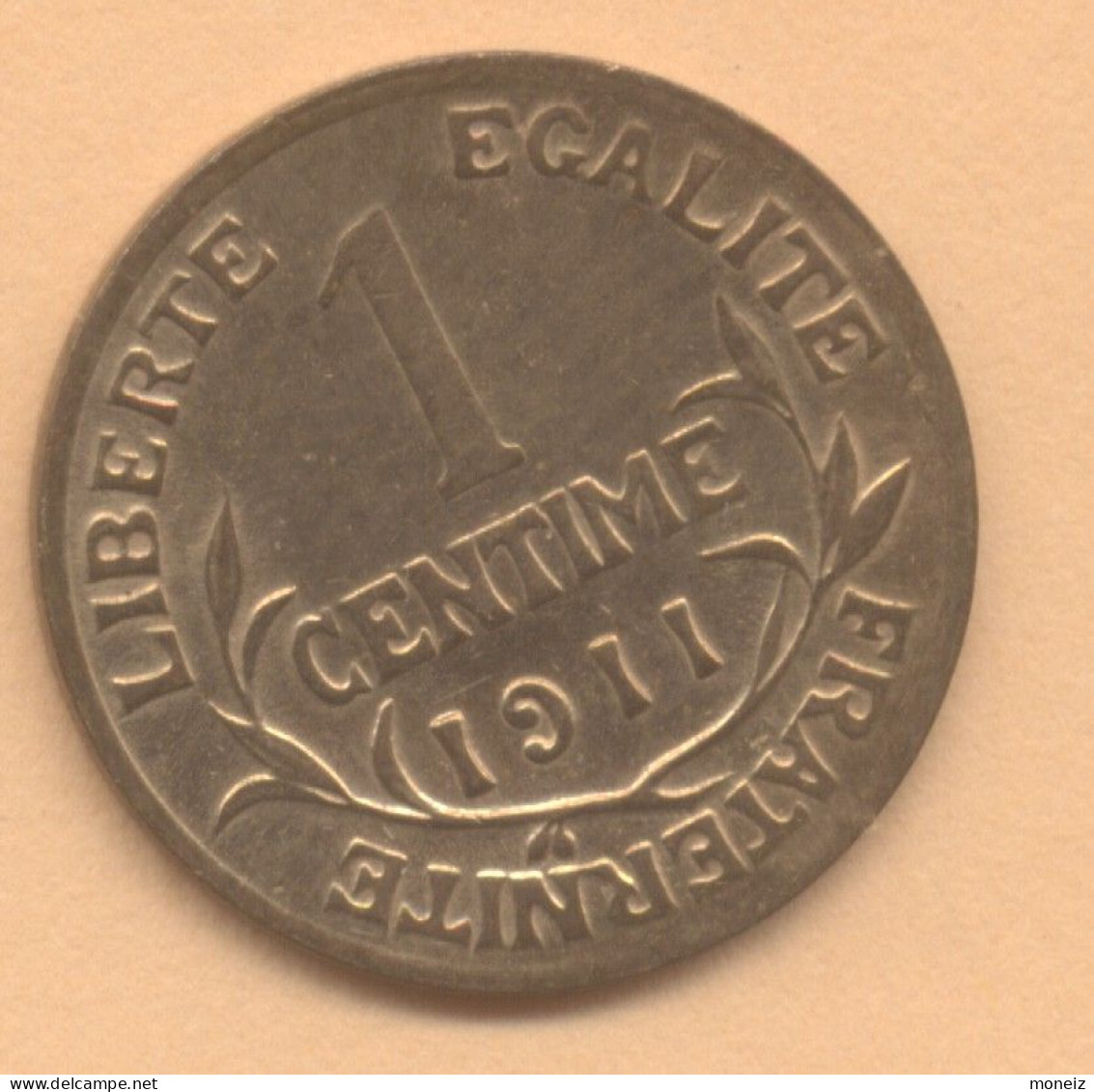 1 CENTIME 1911 TTB/SUP  DANIEL DUPUIS - 1 Centime