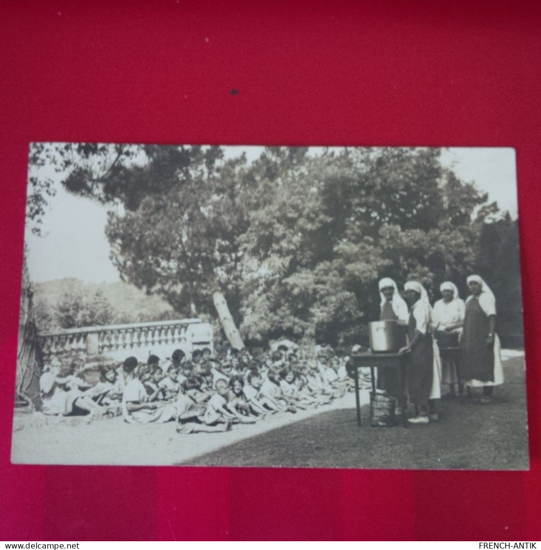 CARTE PHOTO CROIX ROUGE ET ORPHELIN - Croix-Rouge