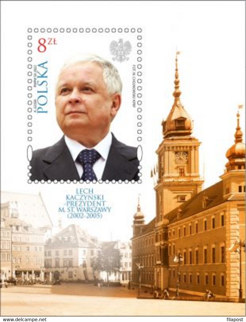 Poland 2022 Booklet, Lech Kaczyński - President Of The City Of Warsaw (2002-2005) / +block MNH** New!!! - Cuadernillos