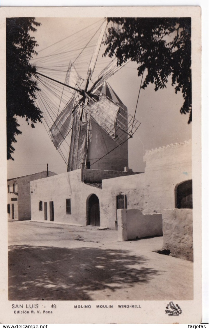 POSTAL DE MENORCA DE SAN LUIS DEL MOLINO (R.V.PONS) ORIOL - Menorca