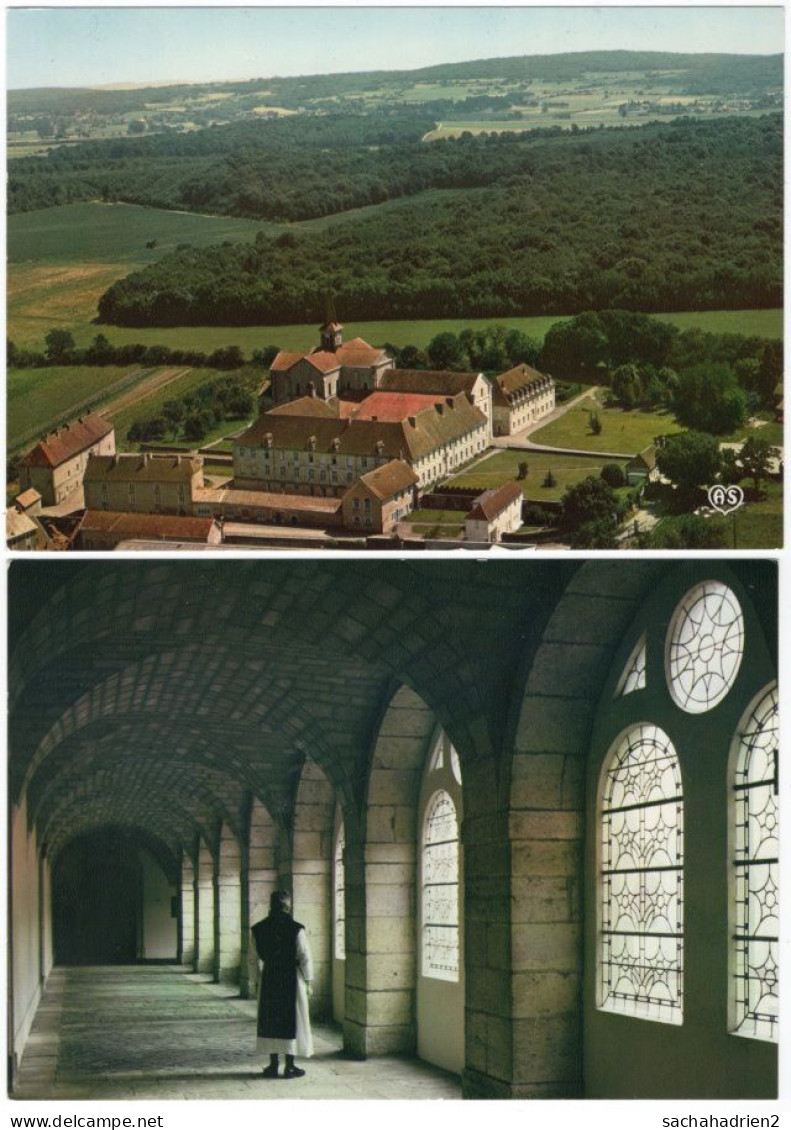 39. Gf. GENDREY. Abbaye Notre-Dame D'Acey. 2 Cartes 01 & 05 - Gendrey