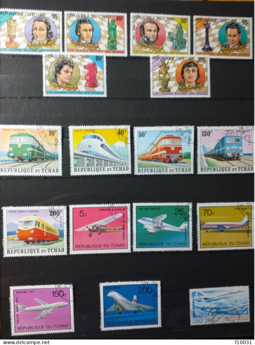 156 Timbres Du TCHAD à 15 % De La Cote Y&T Catalogue De 2014 - Tchad (1960-...)