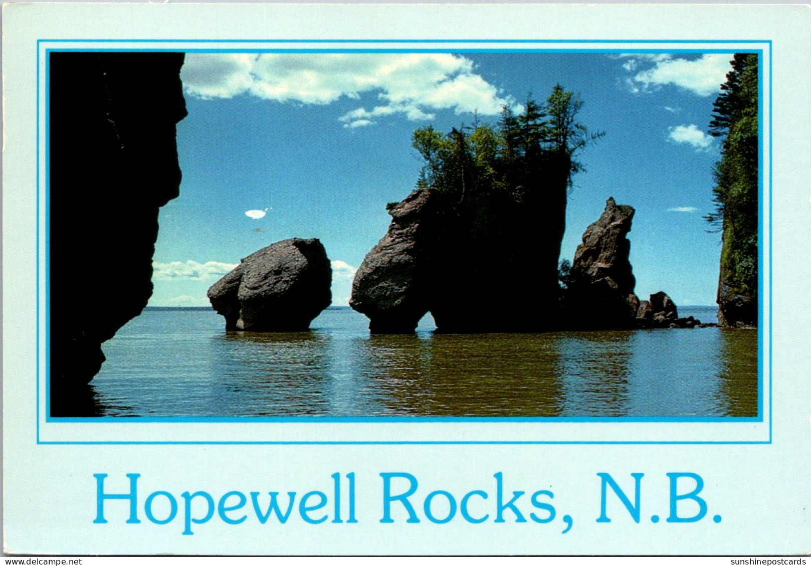 Canada New Brunswick Hopewell Cape "Flower Pot" Rocks 1989 - Other & Unclassified