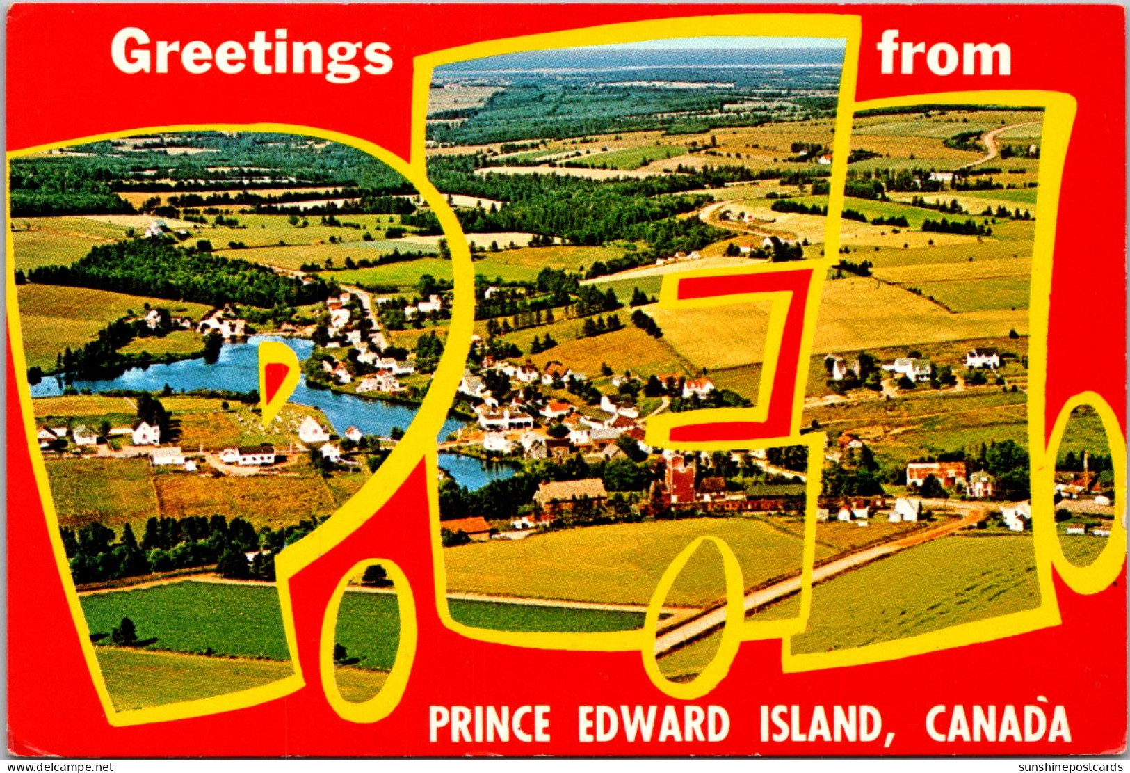 Canada Prince Edward Island Greetings Showing Hunter River - Other & Unclassified