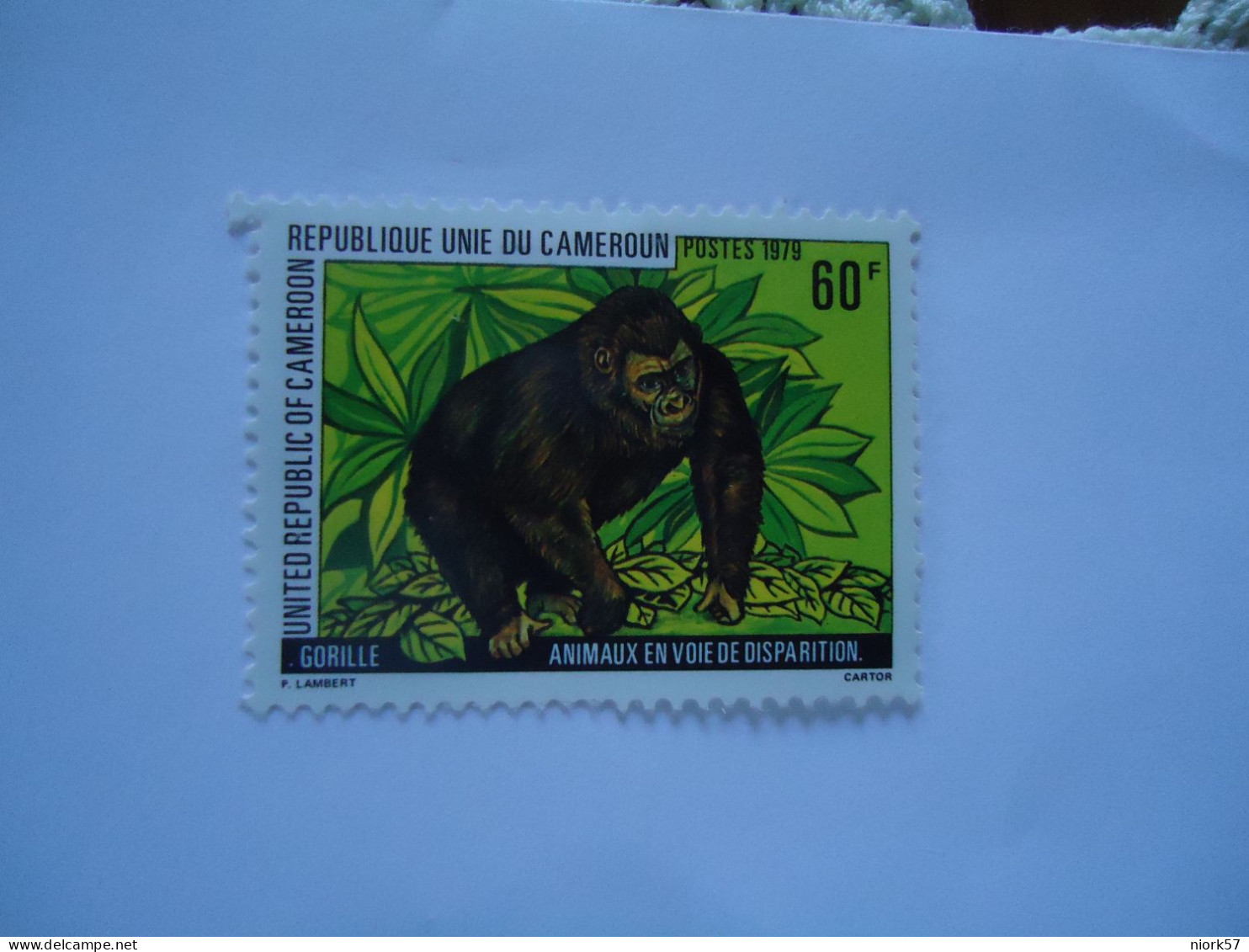 CAMEROON  MNH  STAMPS  GORILLAS - Gorilla's