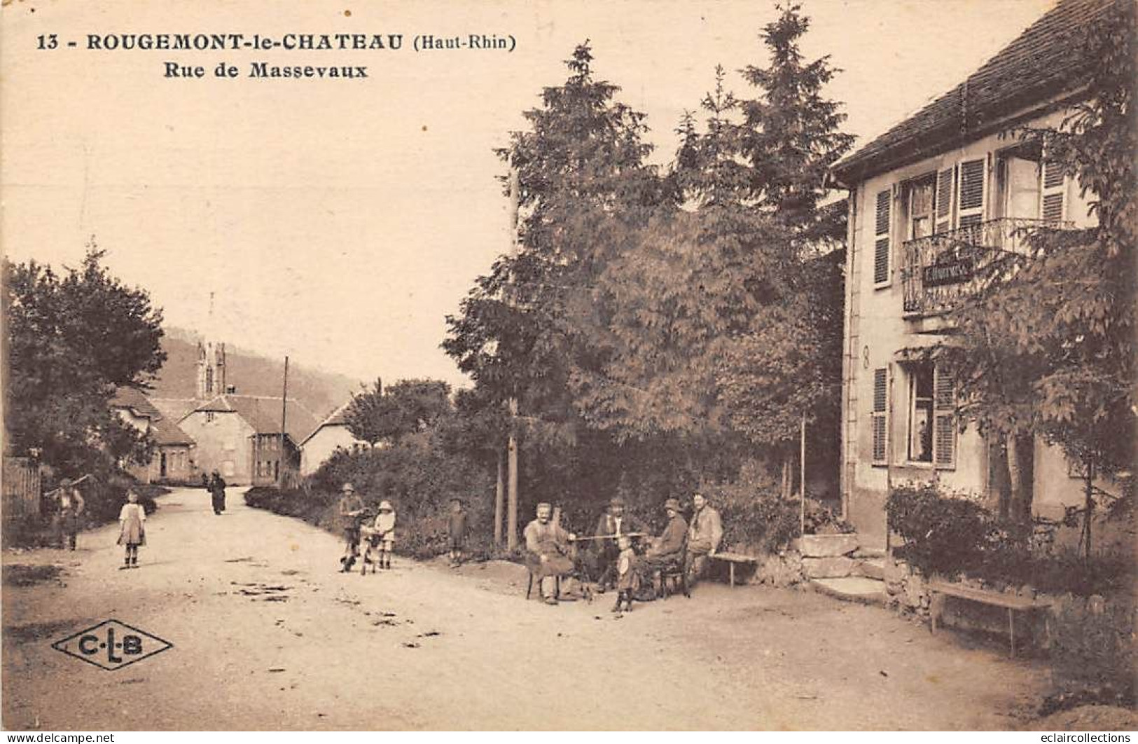 Rougemont Le Château          90         Route De Massevaux . Café           (voir Scan) - Rougemont-le-Château