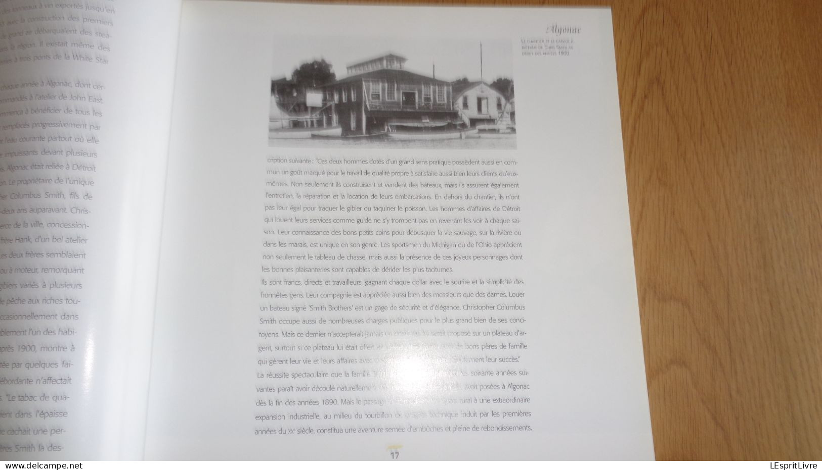 L'AGE D'OR DES CHRIS CRAFT 1922 1942 Bâteau en Bois Marine Algonac Etats Unis Boat Canots de Course Industrie Navale