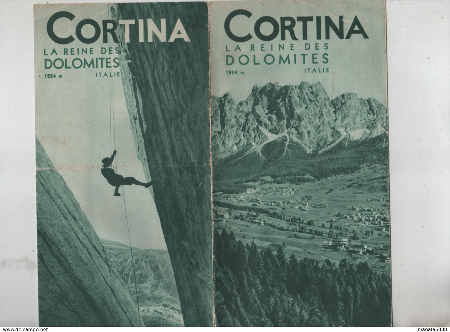 Cortina La Reine Des Dolomites - Dépliants Touristiques