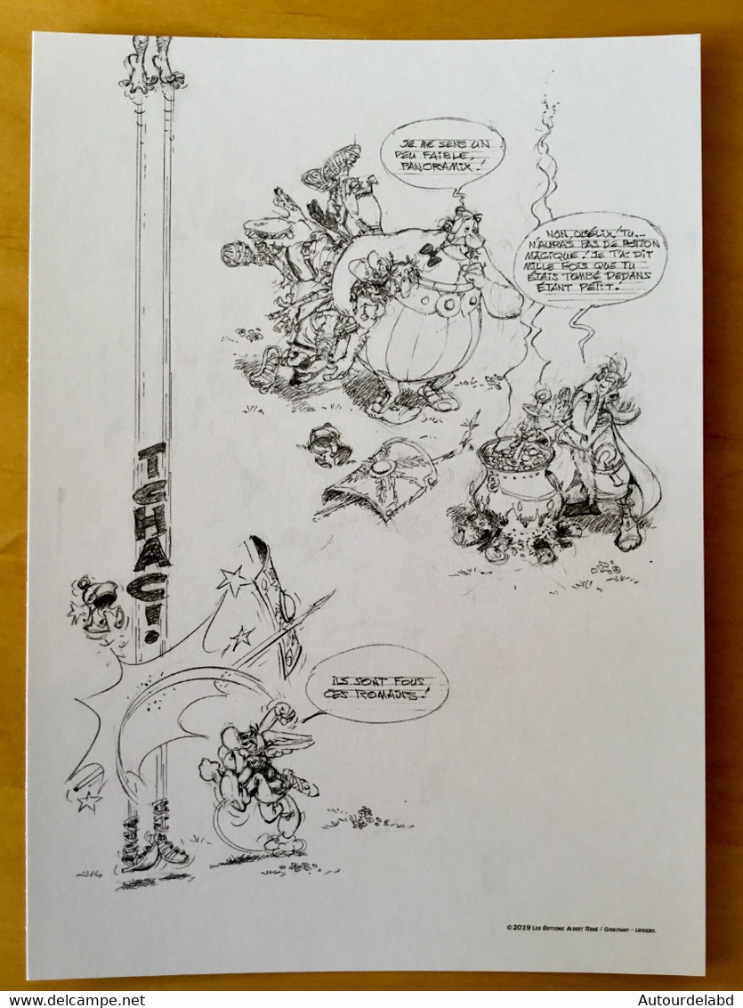 Ex Libris (dessin) Astérix Et Obélix - Goscinny Et Uderzo - Illustrators S - V