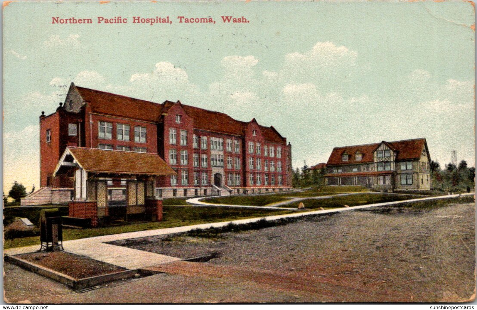 Washington Tacoma The Northern Pacific Hospital 1909 - Tacoma