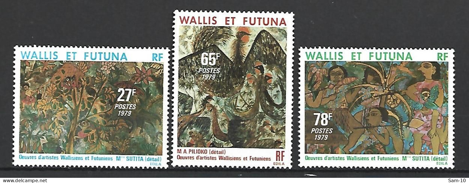 Timbre De Wallis Et Futuna Neuf ** N 245 / 246 / 247 - Ungebraucht