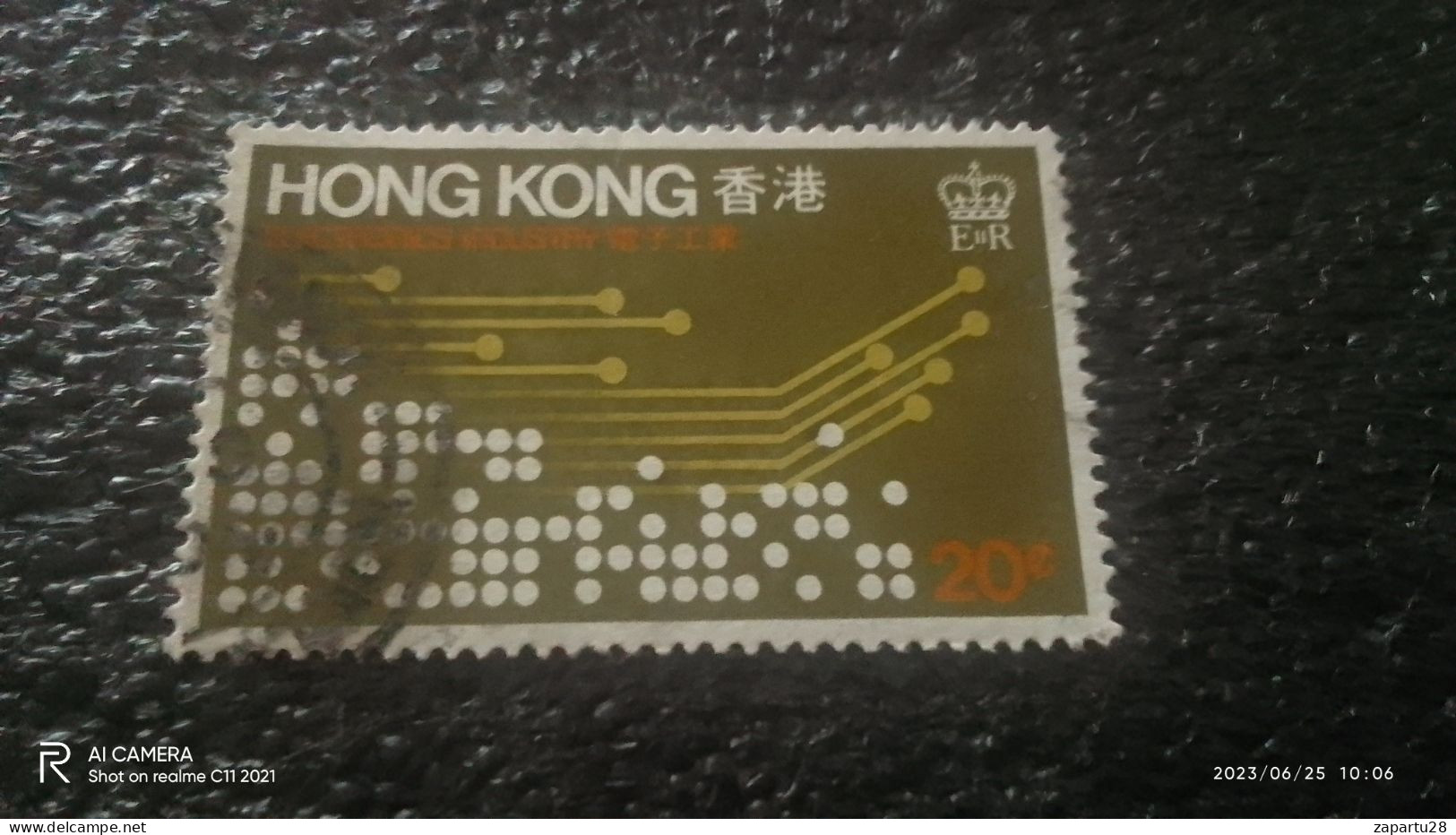 HONG KONG-1970-80-              20C        USED - Used Stamps