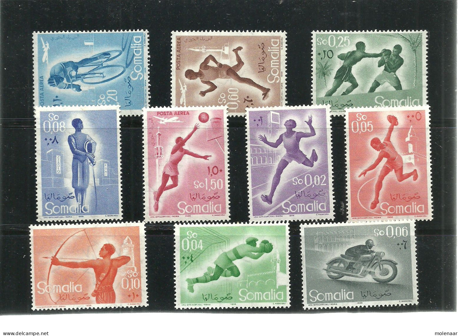 Italië > Bezette Kolonies > Somalië  No.341-350 **  (11770) - Somalië