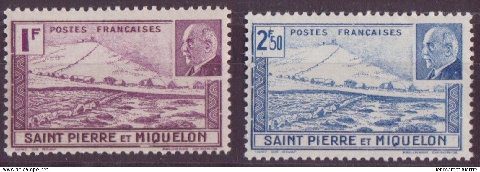 Saint Pierre Et Miquelon - YT N° 210 Et 211 ** - Neuf Sans Charnière - Unused Stamps