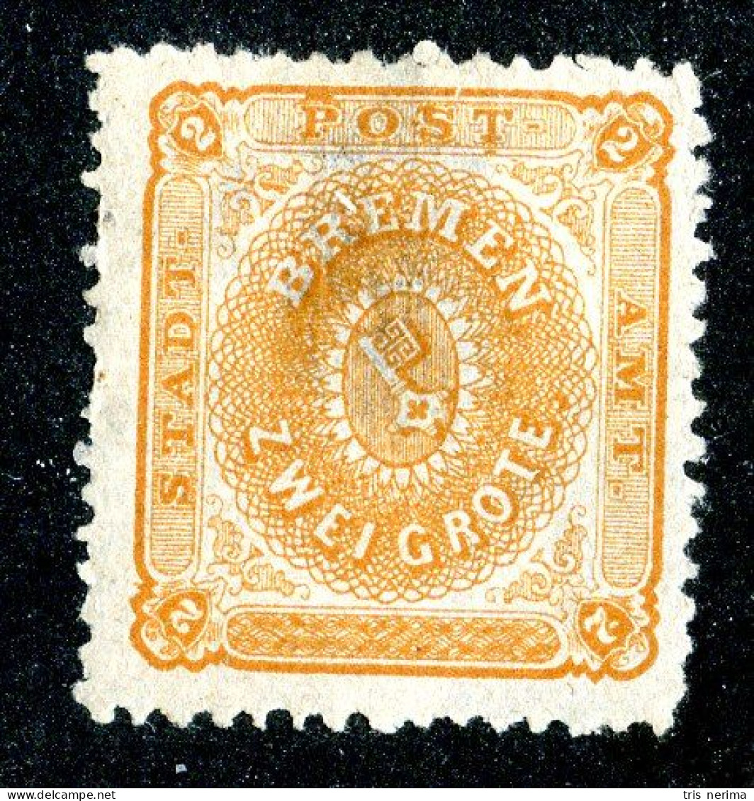 1157 Wx Bremen 1866 Scott 11  Mint*  (Lower Bids 20% Off) - Brême