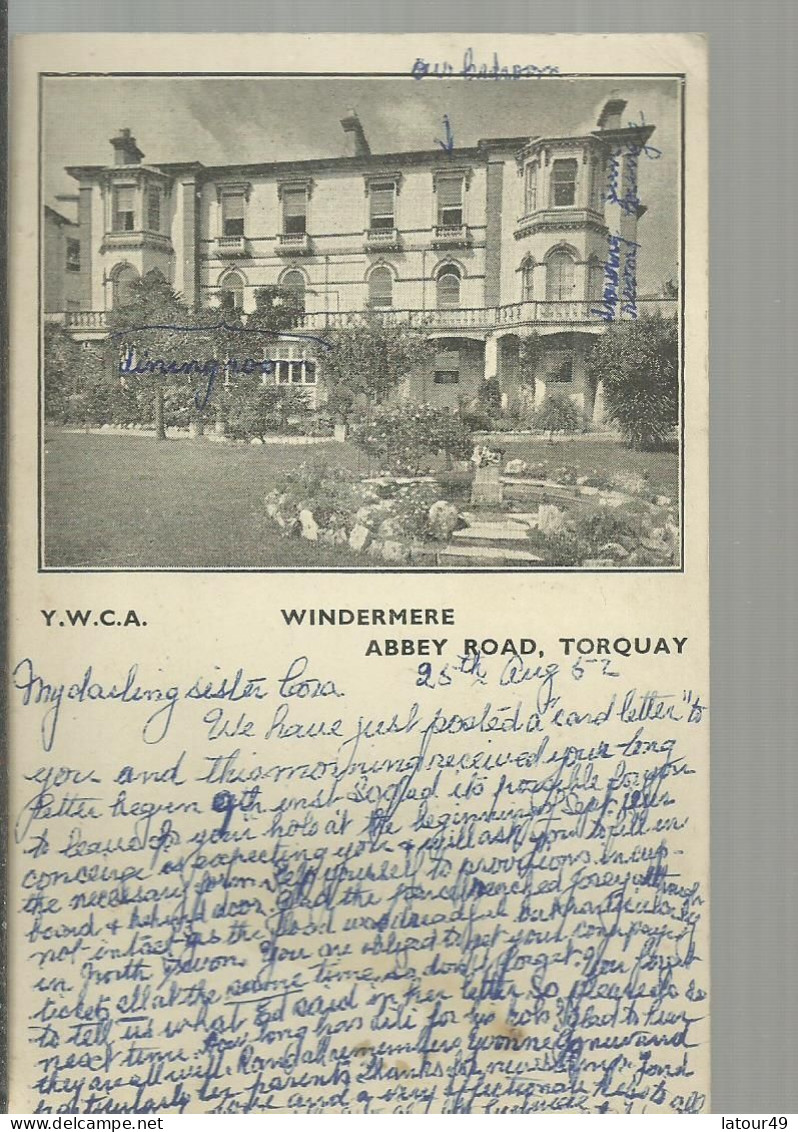 Windermere  Abbey  Road  Torquay 1952 - Windermere