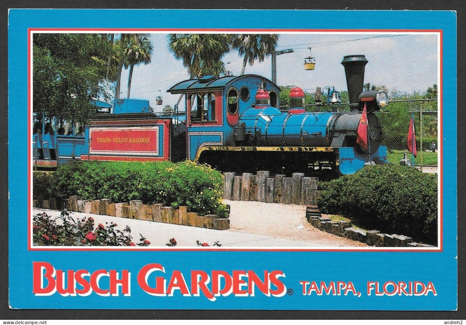 Tampa  Florida - Busch Gardens - Trans-Veldt Railway, Travels The Serengeti Plain At Busch Garden - By Dark Continent - Tampa
