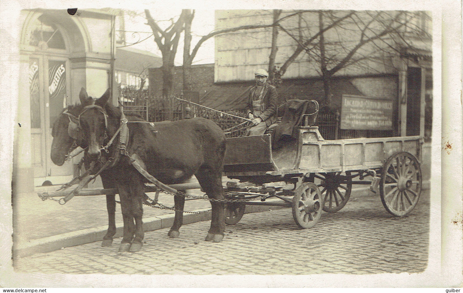 Aaa Carte Photo A Localiser Attelage  De 2 Chevaux  - To Identify