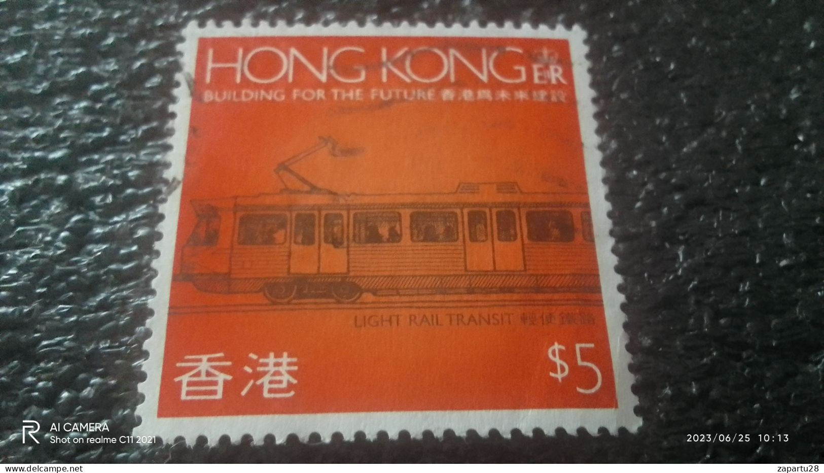 HONG KONG-1980-90-              5$        USED - Usados
