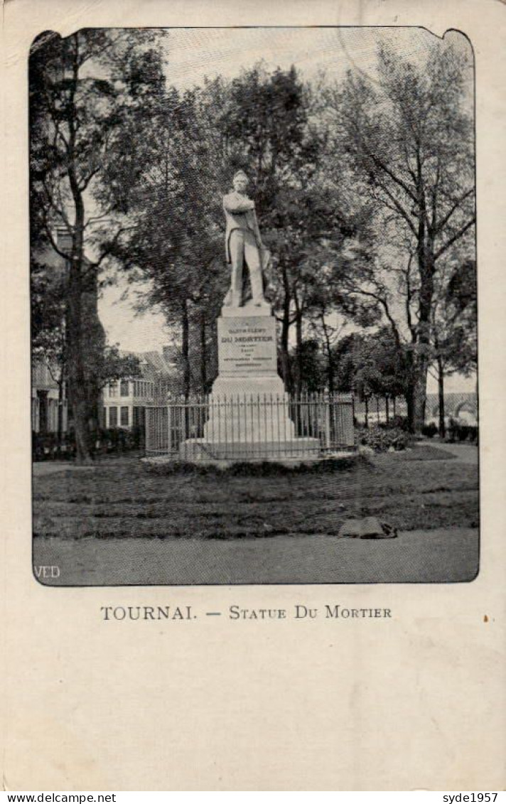 Tournai -Statue DU MORTIER édition VED - Doornik