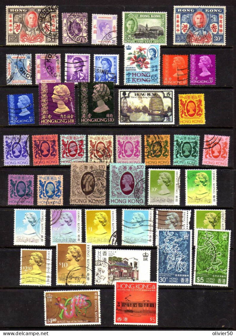 Hong-Kong (1946-90) -  George VI  - Elizabeth II - Obliteres - Used Stamps