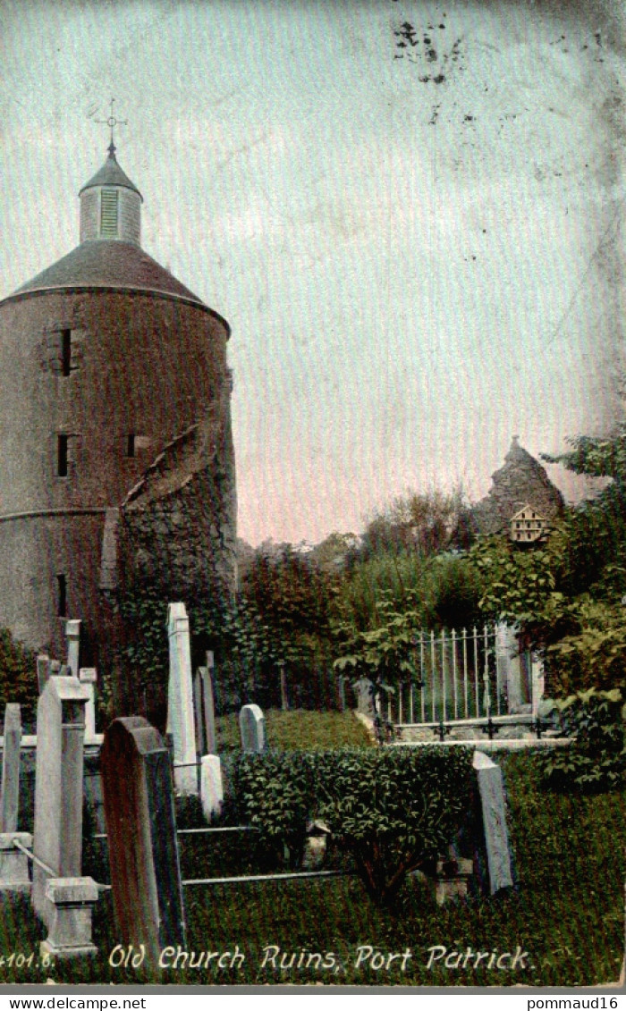 CPA  Old Church Ruins Port Patrick - Dumfriesshire