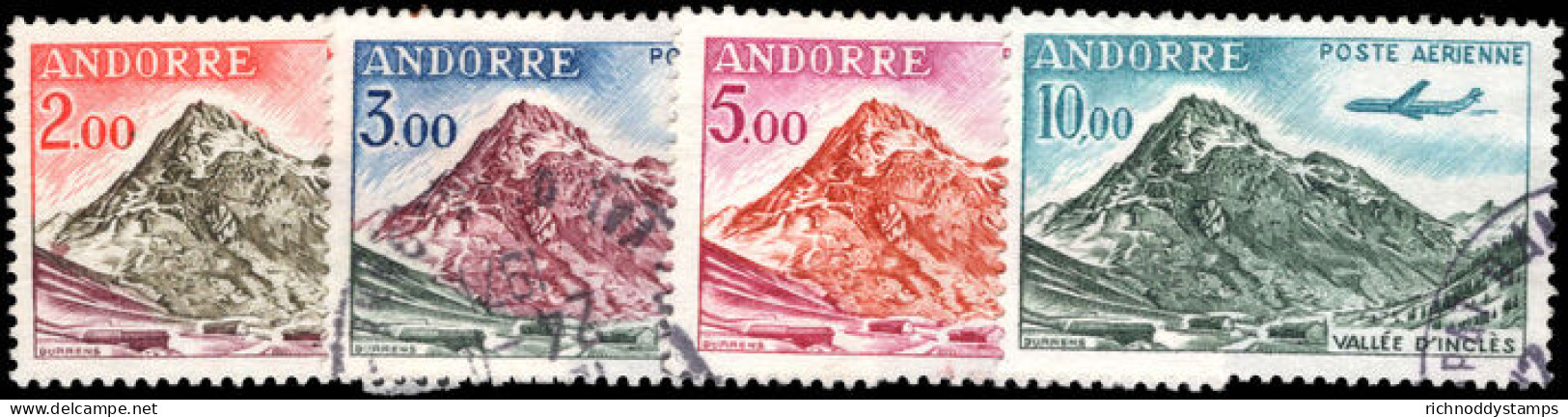 French Andorra 1961-82 Airs Fine Used. - Used Stamps