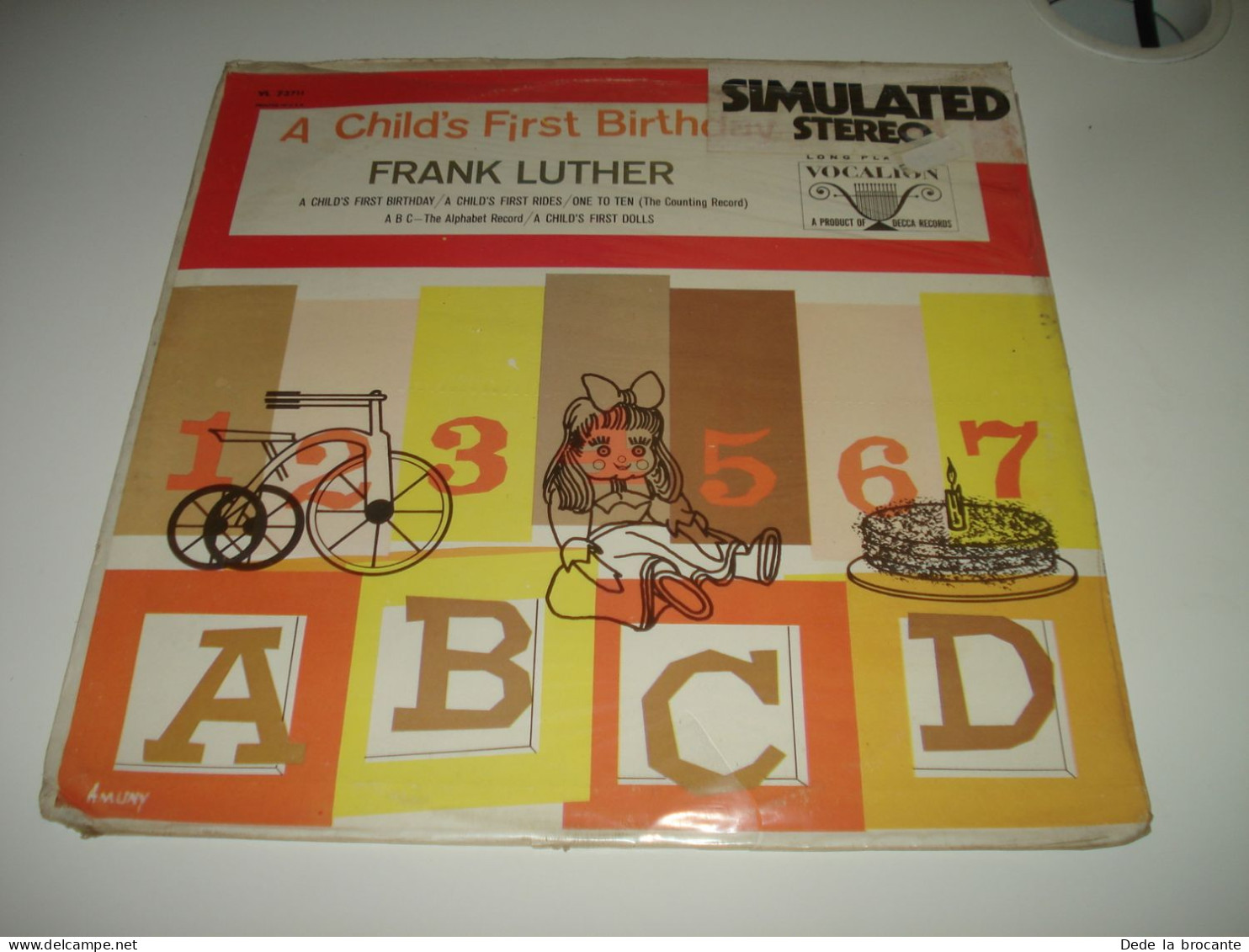 B6 / Frank Luther A Child's First Birthday - VL 73711 - US 1963 - Sealed - MINT - Children