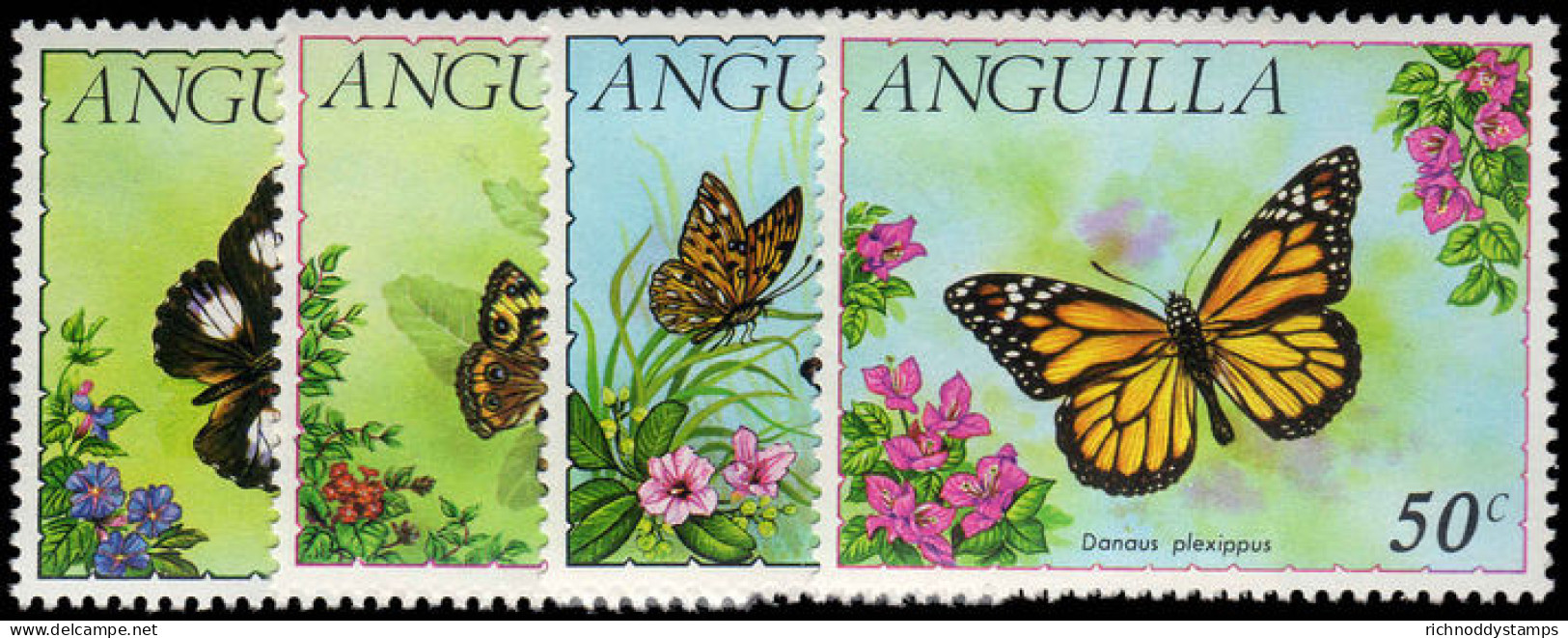 Anguilla 1971 Butterflies Unmounted Mint. - Anguilla (1968-...)