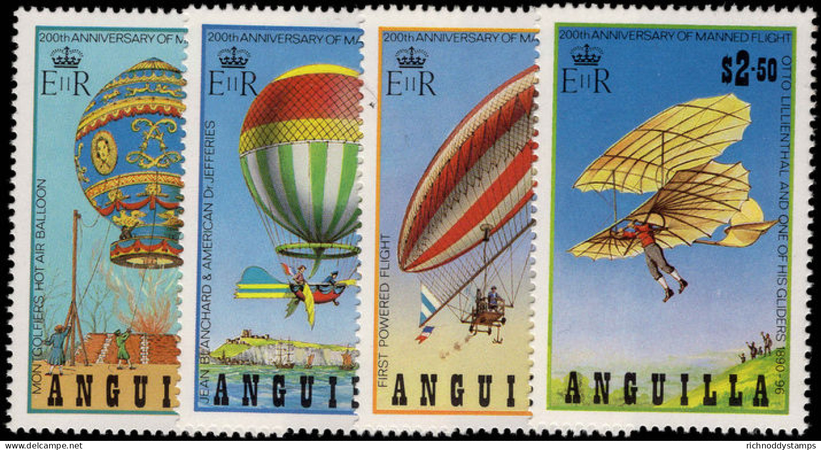 Anguilla 1983 Bicentenary Of Manned Flight Unmounted Mint. - Anguilla (1968-...)